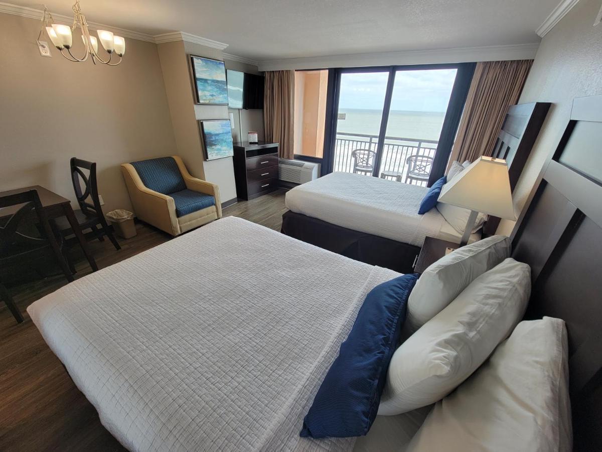 Direct Oceanfront Suite Caravelle Resort 615 Sleeps 4 Guests Миртъл Бийч Стая снимка