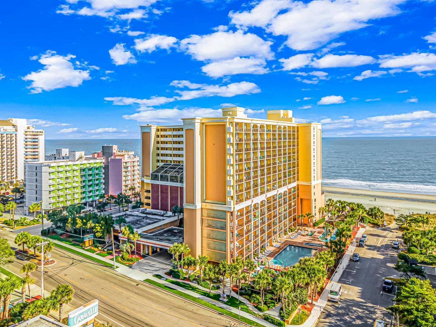 Direct Oceanfront Suite Caravelle Resort 615 Sleeps 4 Guests Миртъл Бийч Екстериор снимка